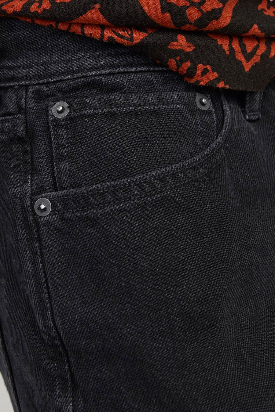 Džinsiniai šortai JACK & JONES 12249068-Black-Denim