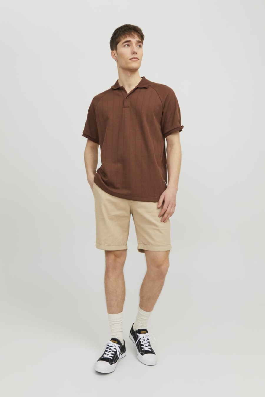 Įvairūs šortai JACK & JONES 12206889-Dune