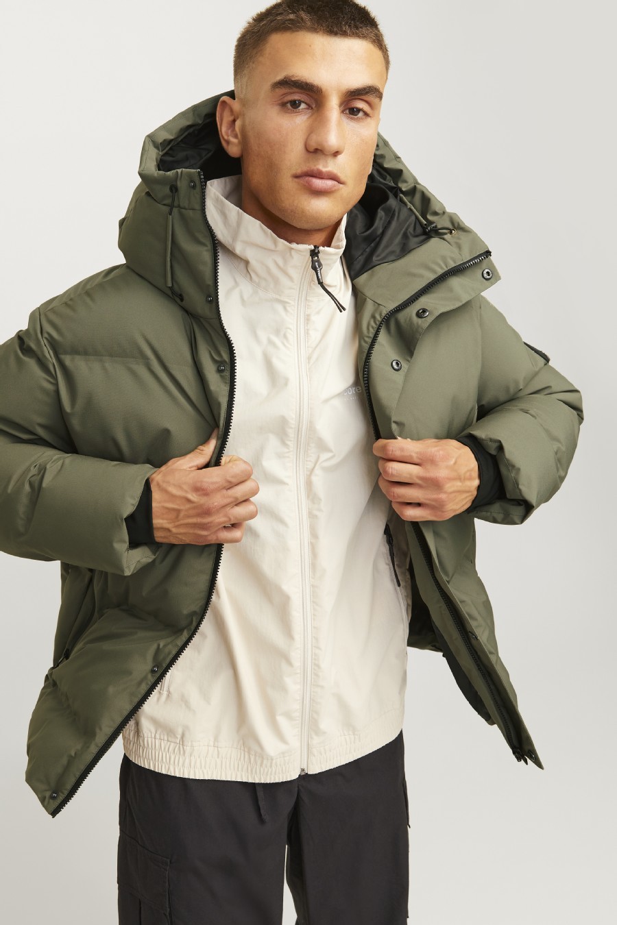 Žieminė striukė JACK & JONES 12261971-Dusty-Olive