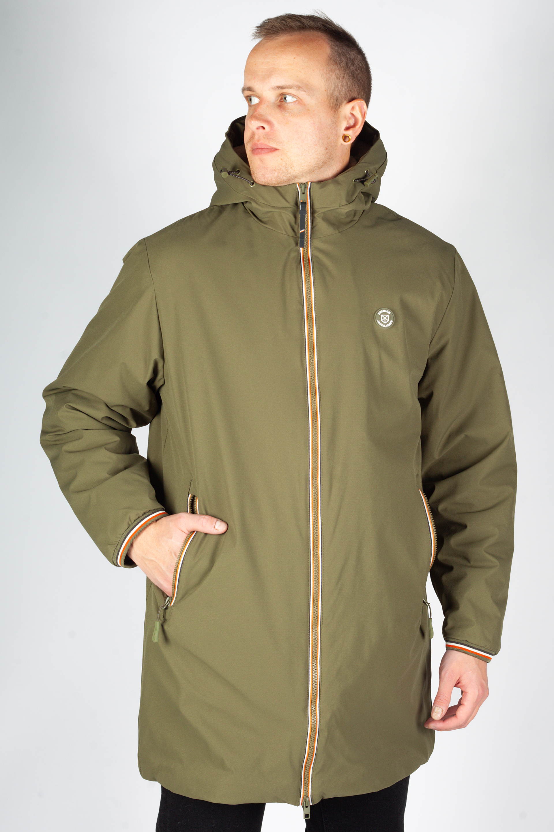 Žieminė striukė JACK & JONES 12288950-Olive-Night