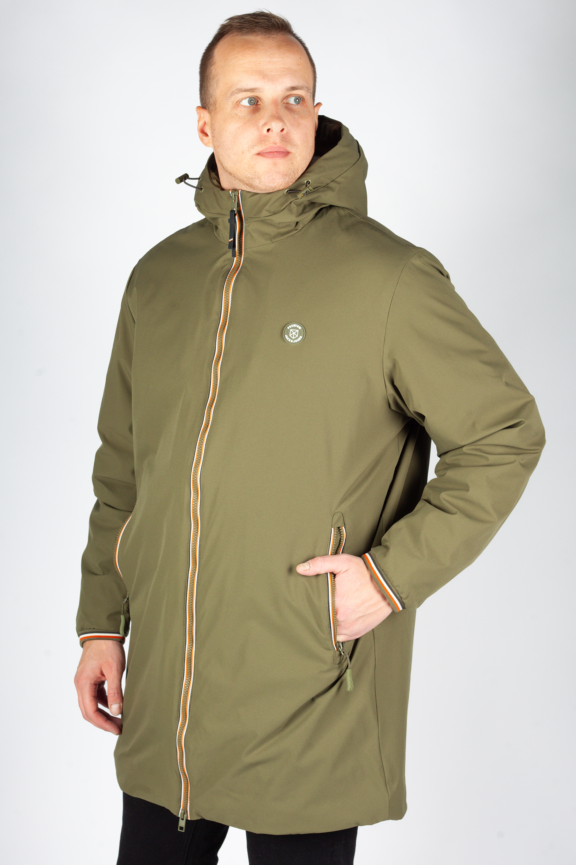 Žieminė striukė JACK & JONES 12288950-Olive-Night