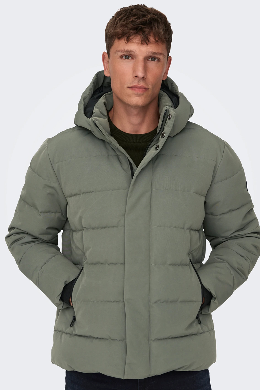 Žieminė striukė ONLY & SONS 22019598-Castor-Gray