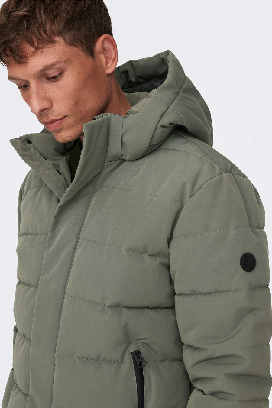 Žieminė striukė ONLY & SONS 22019598-Castor-Gray
