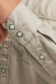 Džinsiniai marškiniai JACK & JONES 12138115-Crockery