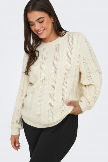 Megztinis ONLY CARMAKOMA 15358155-Whitecap-Gray