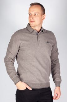 Polo marškinėliai MCL 39848-KAHVE-MELANJ