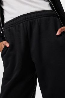 Medžiaginės kelnės PIECES 17156301-Black