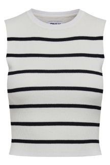 Marškinėliai be rankovių ONLY 15255533-Cloud-Dancer-B