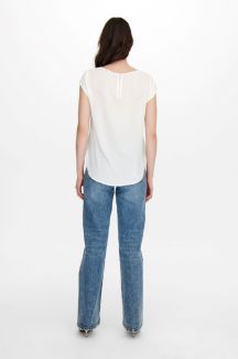 Marškinėliai ONLY 15142784-Cloud-Dancer