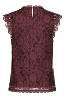 Marškinėliai PIECES 17120454-Tawny-Port