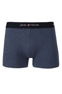 Bokserio šortai JOHN FRANK JFB111-INDIGO-MELANGE