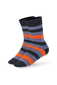 Kojinės X JEANS 18S98-4-NAVY-ALU-ORANGE