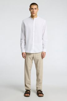 Lininės kelnės SELECTED 16087636-Vetiver