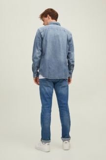 Džinsiniai marškiniai JACK & JONES 12138115-Medium-Blue