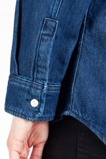 Džinsiniai marškiniai JACK & JONES 12275137-Dark-Denim