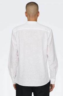 Lininiai marškiniai ONLY & SONS 22019173-White