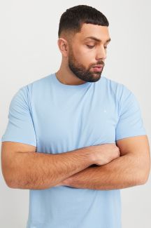 Marškinėliai JACK & JONES 12253778-Chambray-Blue