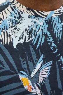 Marškinėliai JACK & JONES 12269312-Sky-Captain