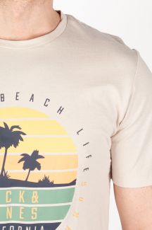 Marškinėliai JACK & JONES 12277929-Moonbeam
