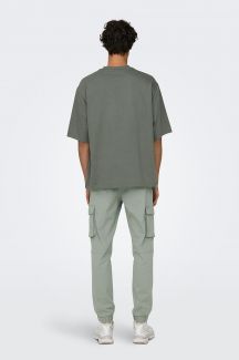 Marškinėliai ONLY & SONS 22027787-Castor-Gray