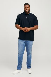 Polo marškinėliai JACK & JONES 12143859-Dark-Navy