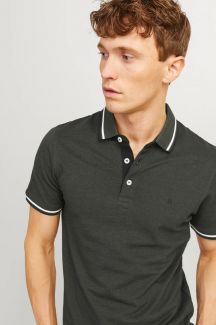 Polo marškinėliai JACK & JONES 12136668-Forest-Night