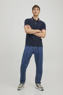 Polo marškinėliai JACK & JONES 12136668-Navy