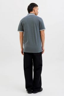 Polo marškinėliai JACK & JONES 12136668-Stormy-Weathe