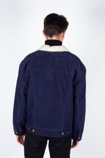 Džinsinė striukė su pamušalu WRANGLER 112355044