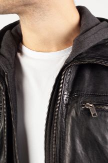 Odinė striukė DEERCRAFT DMBartho-LAOV-black