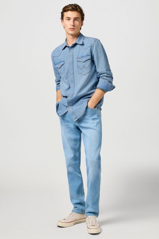 Džinsiniai marškiniai WRANGLER 112362376