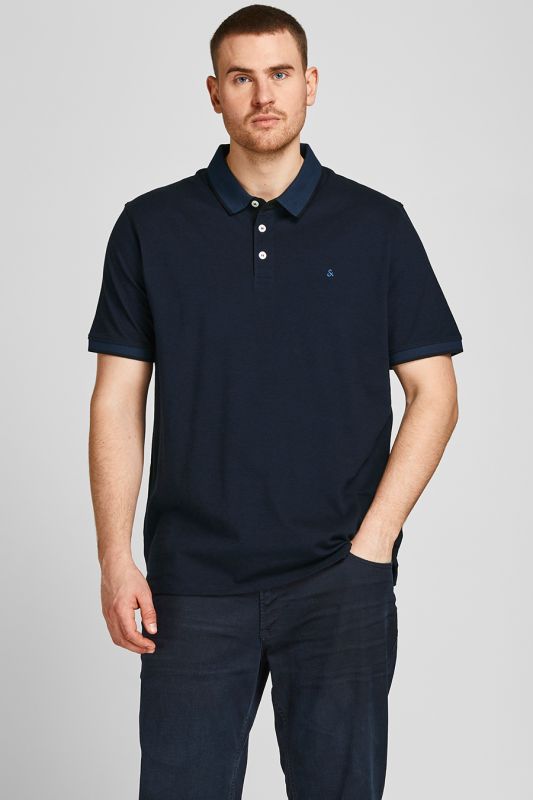 Polo marškinėliai JACK & JONES 12143859-Dark-Navy