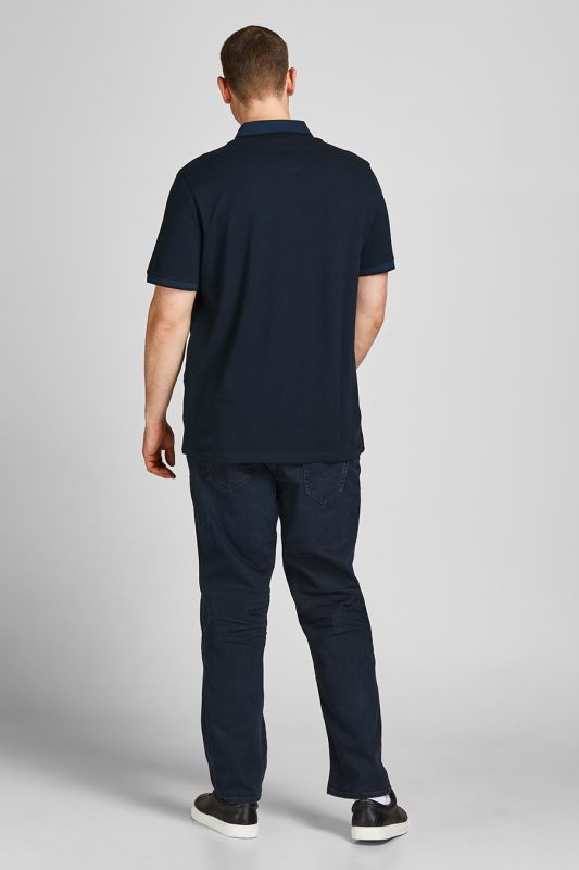 Polo marškinėliai JACK & JONES 12143859-Dark-Navy