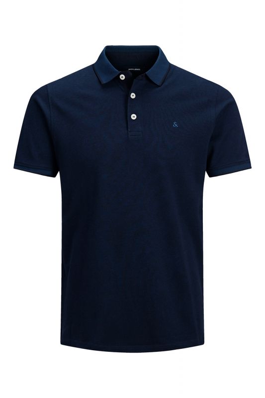 Polo marškinėliai JACK & JONES 12143859-Dark-Navy