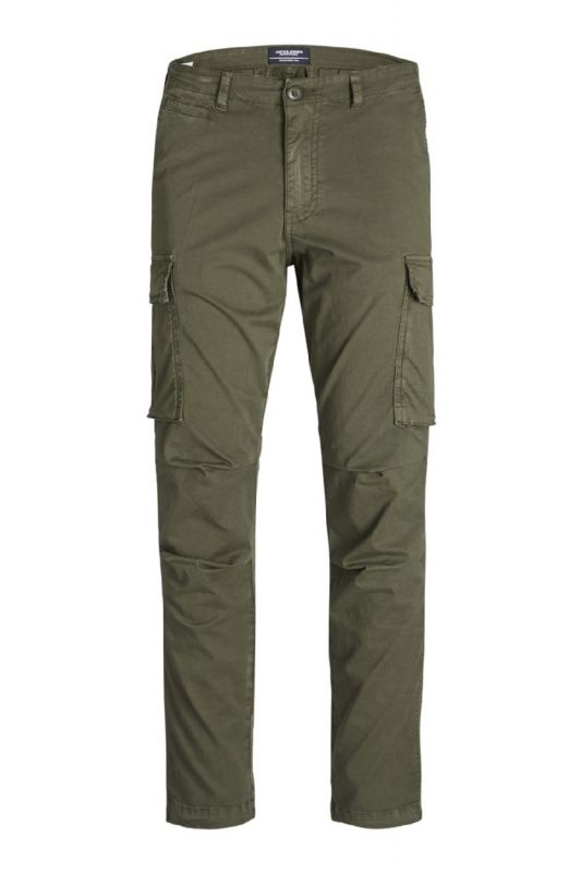 Cargo kelnės JACK & JONES 12216664-Olive-Night