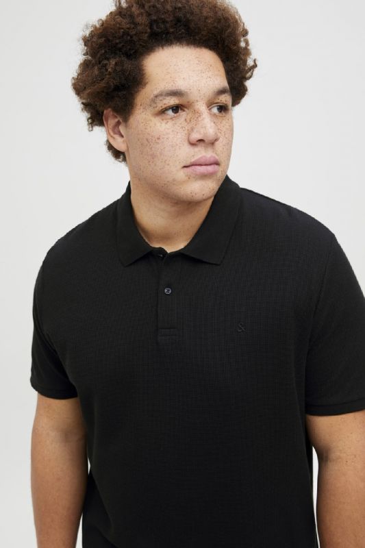 Polo marškinėliai JACK & JONES 12274980-Black