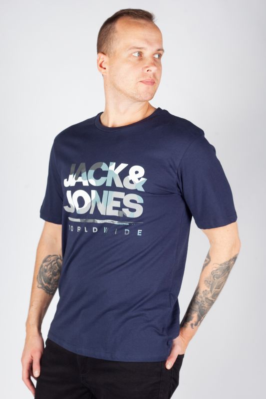 Marškinėliai JACK & JONES 12287689-Navy-Blazer