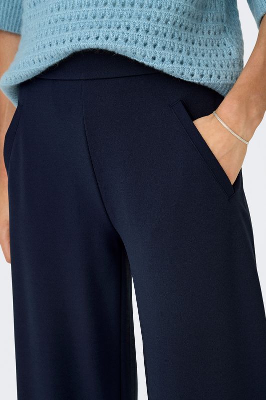 Medžiaginės kelnės JACQUELINE DE YONG 15221238-Black-Iris