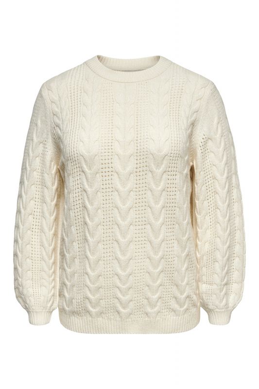 Megztinis ONLY CARMAKOMA 15358155-Whitecap-Gray