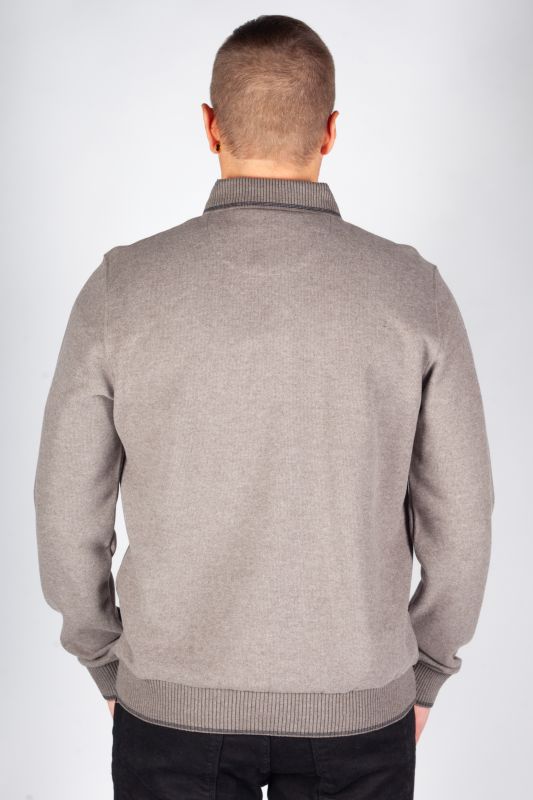 Polo marškinėliai MCL 39848-KAHVE-MELANJ