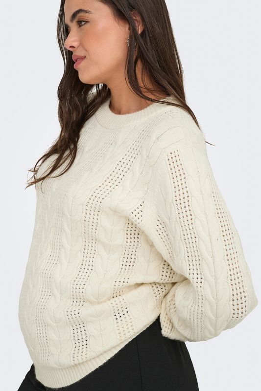 Megztinis ONLY CARMAKOMA 15358155-Whitecap-Gray