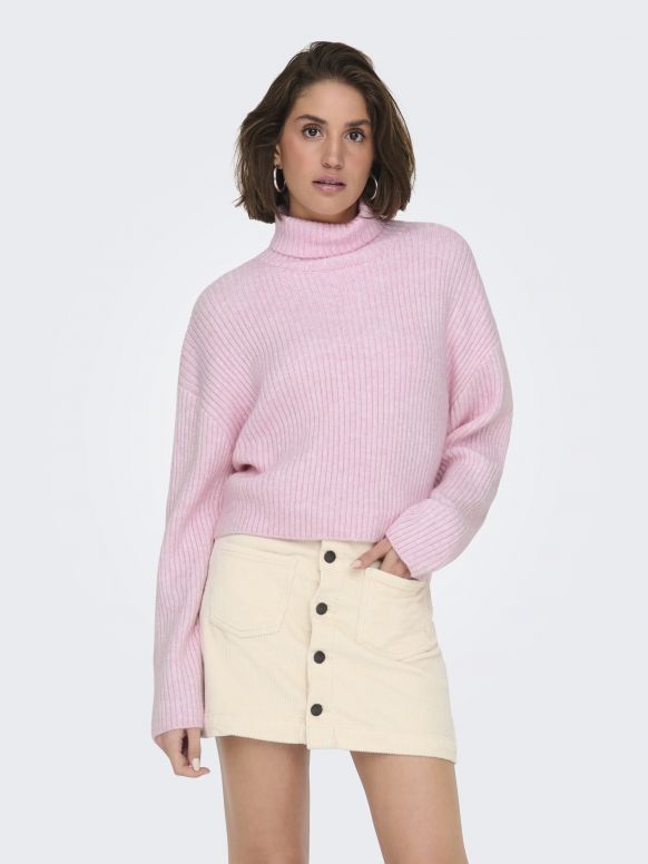 Megztinis ONLY 15321177-Pink-Lady