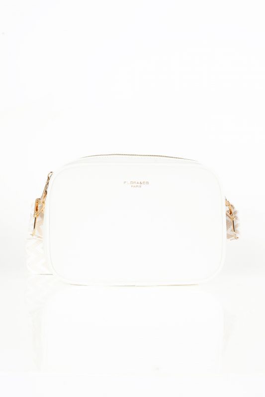 Rankinė per petį FLORA&CO F6967-BLANC