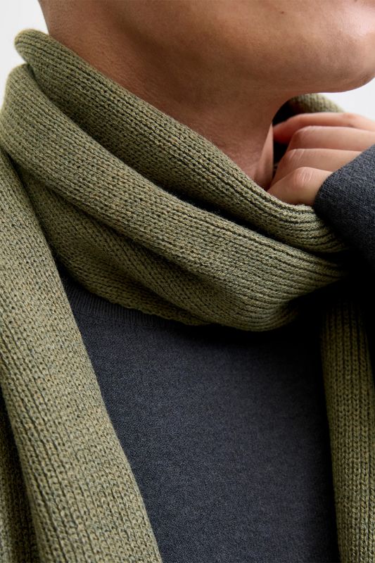 Šalikas JACK & JONES 12098582-Dusty-Olive
