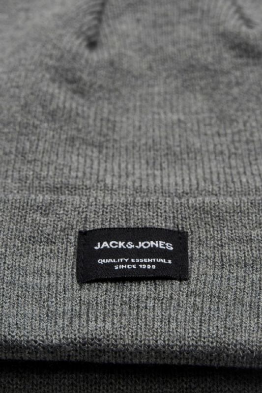 Žieminė kepurė JACK & JONES 12092815-Grey-Melange