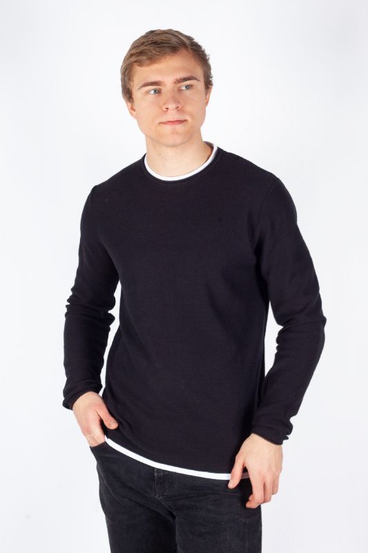 Megztinis JACK & JONES 12258595-Black