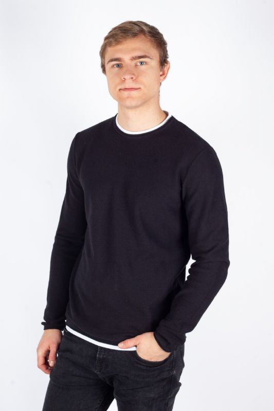 Megztinis JACK & JONES 12258595-Black