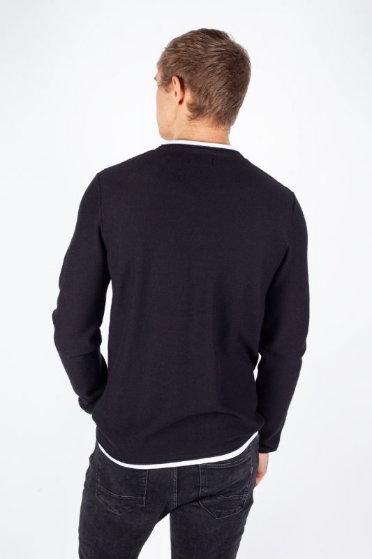 Megztinis JACK & JONES 12258595-Black