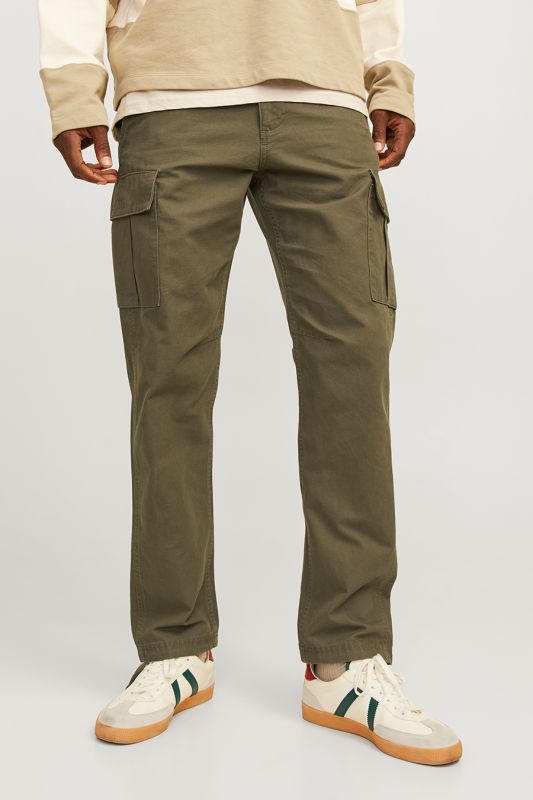 Cargo kelnės JACK & JONES 12258150-Olive-Night
