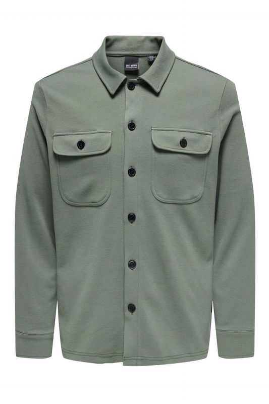 Marškiniai ONLY & SONS 22021279-Castor-Gray
